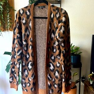 Leopard Print Cardigan